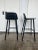Muuto Nerd bar stools in black. Lacquer ash. Product description The Nerd Bar Stool is designed with a playfully...