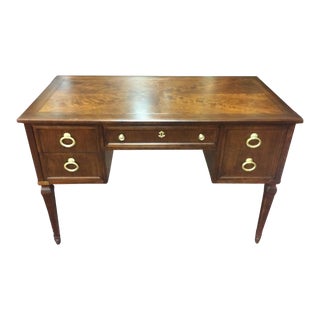 Vintage Desk, Kindel Furniture, Cherry Writing Desk For Sale