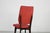 Kitchen Chair with Red Synthetic Leather Cover, 1960s For Sale - Image 16 of 18
