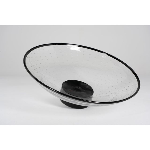 Glass Art Deco Modernist Bowl by Gunnel Nyman for Riihimaki / Riihimaen Lasi Oy, 1930s For Sale - Image 7 of 10