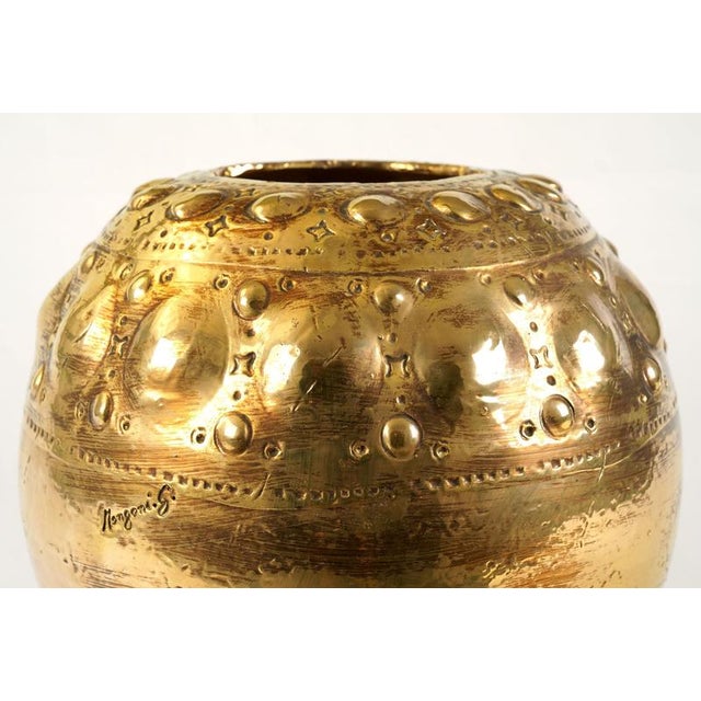 Ceramic Platinum Luster Soreis Vase by deBlona For Sale - Image 7 of 9