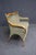 Wicker Loveseat With Decorative Lattice Back For Sale - Image 9 of 13