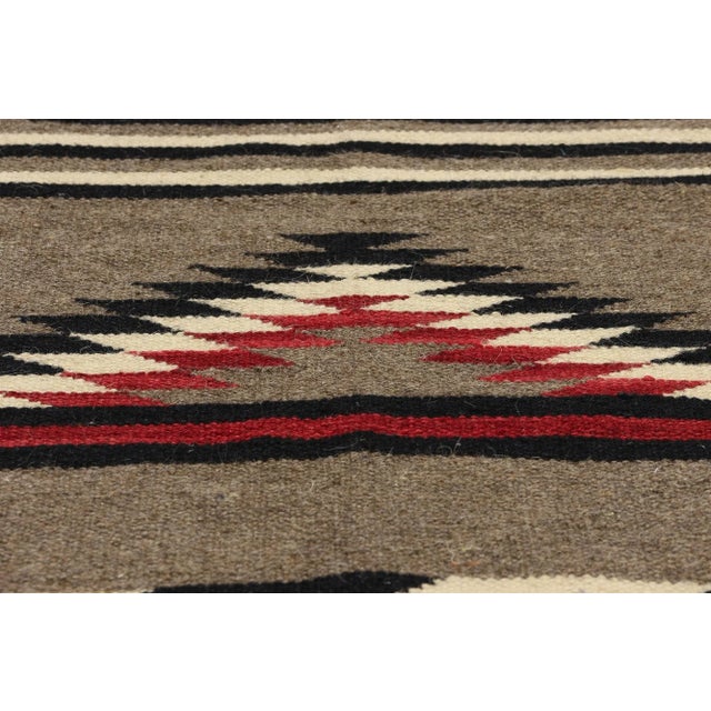 2000 - 2009 Southwest Modern Ganado Navajo-Style Rug - 05'02 X 07'00 For Sale - Image 5 of 9