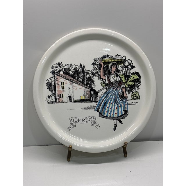 17th Century Set of 6 Salins France Quiche Lorraine 9 1/4” Plate Nancy Metz Toul Epinal (#Pa) For Sale - Image 12 of 18