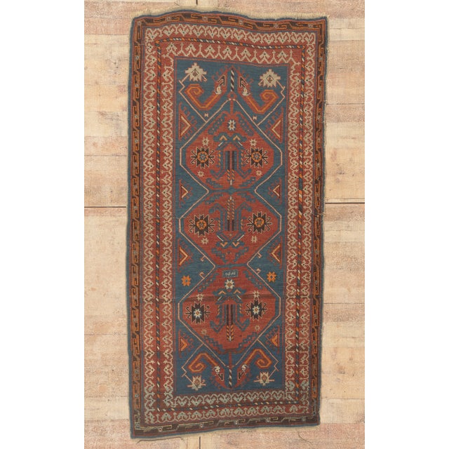 Late 19th Century Caucasian Kazak Rug, 03'06 X 05'08 For Sale - Image 10 of 10