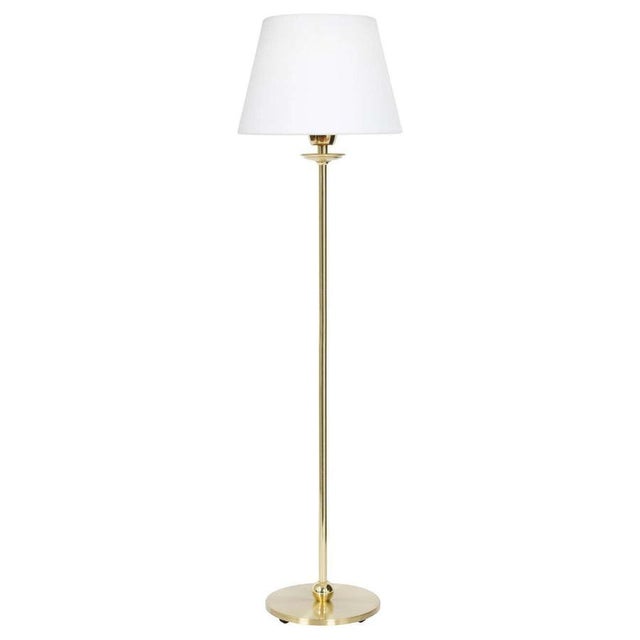 Medium Polished Brass Uno Table Lamp from Konsthantverk For Sale - Image 6 of 7