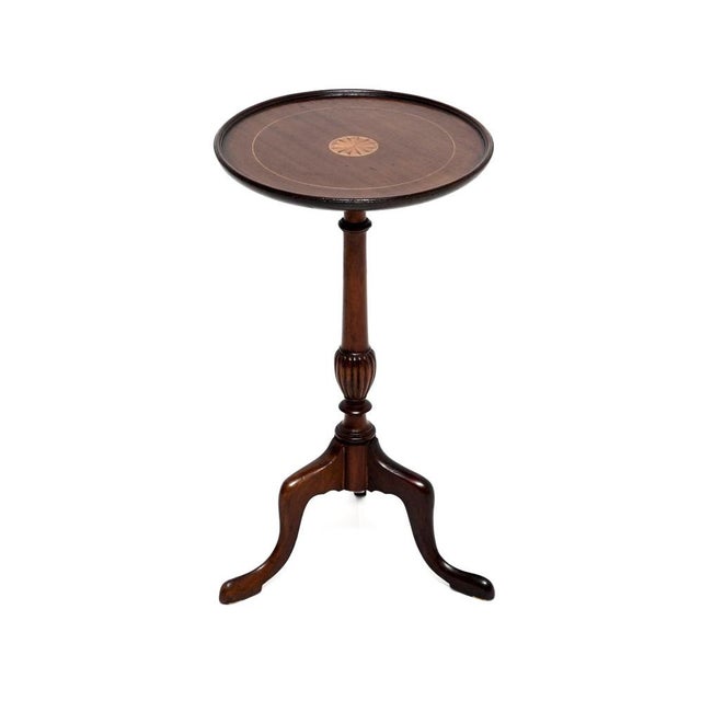 Antique Georgian Inlaid Wine Table, 1930s For Sale - Image 6 of 6