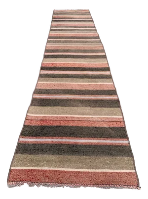 Turkish Narrow Kilim Runner Rug