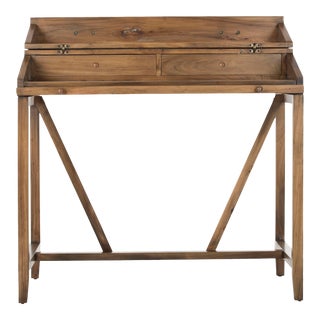 Writing Desk & Pull Out in Oak For Sale