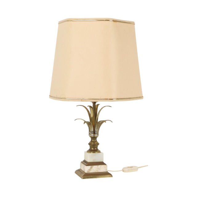 Vintage Palm Tree Pineapple Table Lamp from Massive, 1970s For Sale - Image 11 of 18
