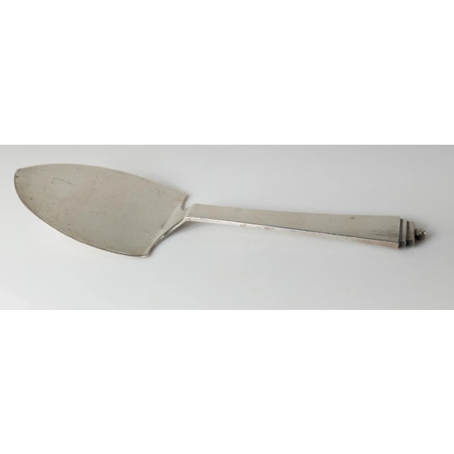 We are selling this Mid-Century Modern Sterling silver piece in Pyramid pattern by Danish designer Georg Jensen. This...