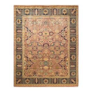 Mogul, One-of-a-Kind Hand-Knotted Area Rug in Pink, 8' 2" x 10' 0" For Sale