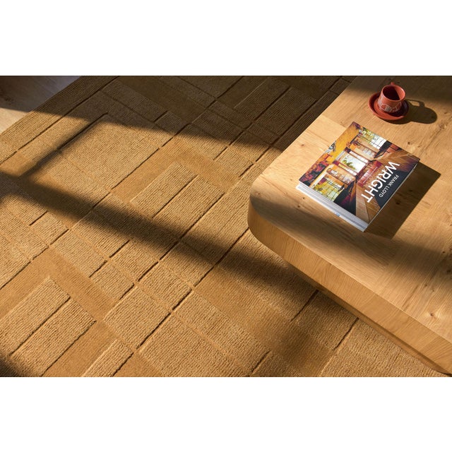 Step into a world of iconic design with our Frank Lloyd Wright collection hand made rug. Perfect for any space in your...