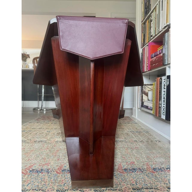1980s Mid-Century Modern First Edition Frank Lloyd Wright Taliesin Chairs by Cassina, Numbered and Signed For Sale - Image 10 of 14