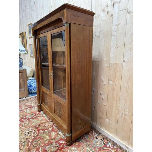 Empire-Style Bookcase in Wood For Sale - Image 4 of 7
