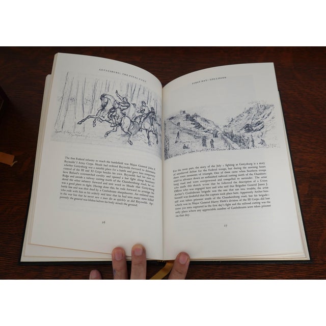 Set of 16 Gold Embossed Leather Bound Books W/ Gilt Edge by the Eaton Press For Sale In Philadelphia - Image 6 of 11