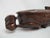 Traditional vintage Māori Waka Huia, a carved wooden treasure or feather box from New Zealand. Crafted from native timbers...