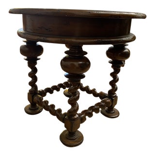 Barley Twist End Table For Sale