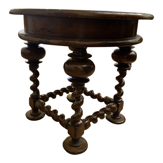 Barley Twist End Table For Sale