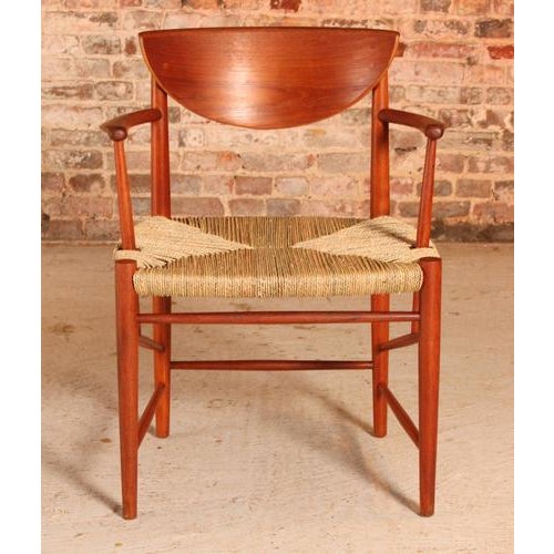 Mid-Century Modern Danish Teak Armchair by Peter Hvidt and Orla Molgard Nielsen for Soborg Mobler, 1950s For Sale - Image 6 of 13