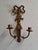 Antique Wall Candlestick in Gold-Colored Spruce Wood and Metal, 1900s For Sale - Image 6 of 6