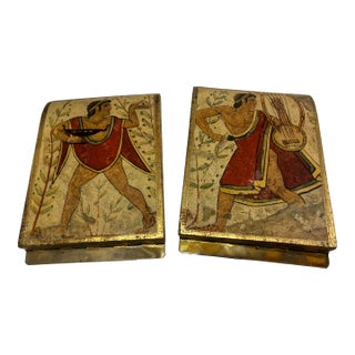 Florentine Collapsible Bookends, a Pair For Sale