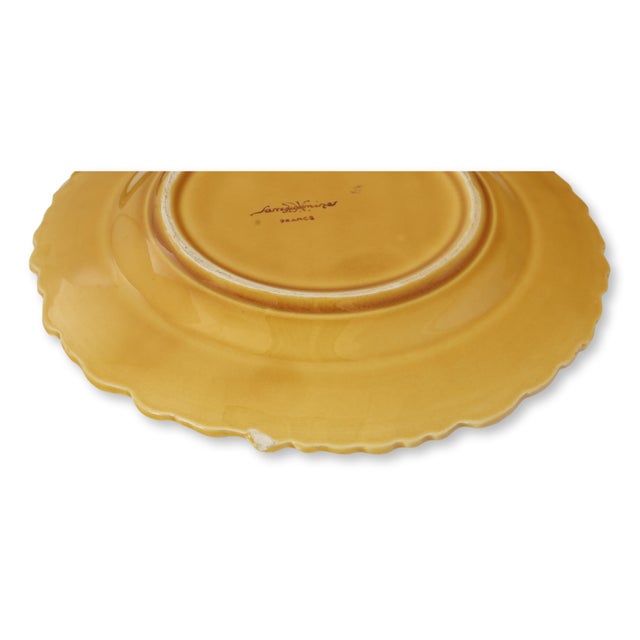 Early 1900s French Sarreguemines Majolica Fruit Serving Set For Sale - Image 15 of 17