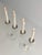 Plastic Art Deco Acrylic Glass and Chrome Candelabras, England, 1930s, Set of 2 For Sale - Image 7 of 10