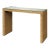 Jamie Young Captain Seagrass & Glass Console Table For Sale