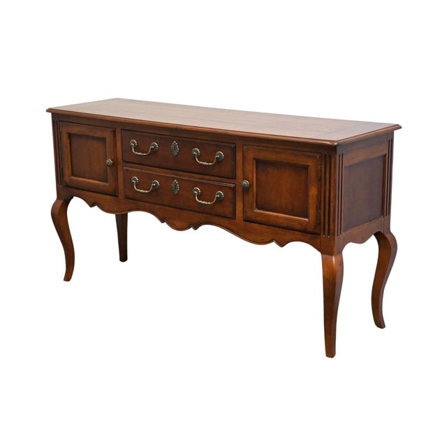 Hickory White Late 20th Century Hickory White Solid Cherry Traditional Style 68" Sideboard Buffet For Sale - Image 4 of 14