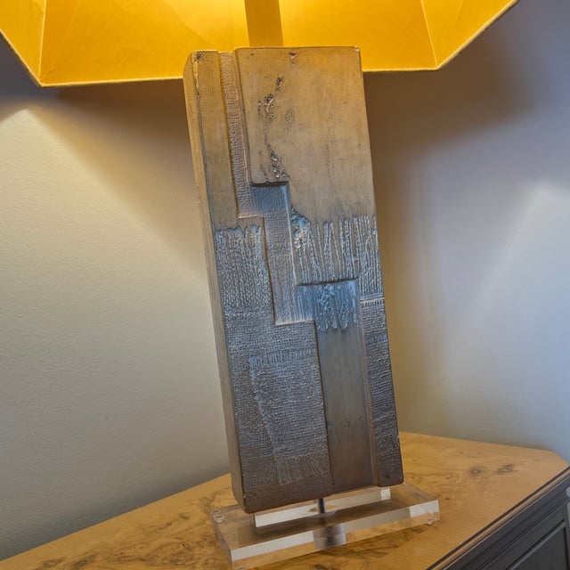 Vintage Brutalist Casual Lamps of California Table Lamp For Sale - Image 12 of 12