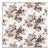 Sample - Schumacher Valentina Floral Fabric in Brown For Sale