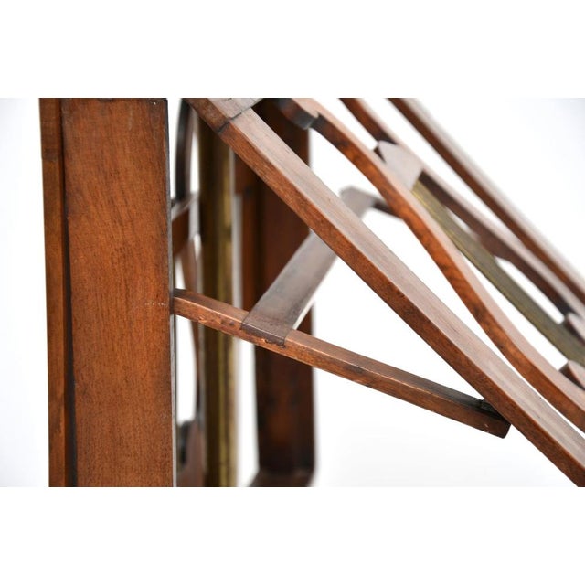 Brown Antique Victorian Carved Walnut Music Stand, 1860 For Sale - Image 8 of 13