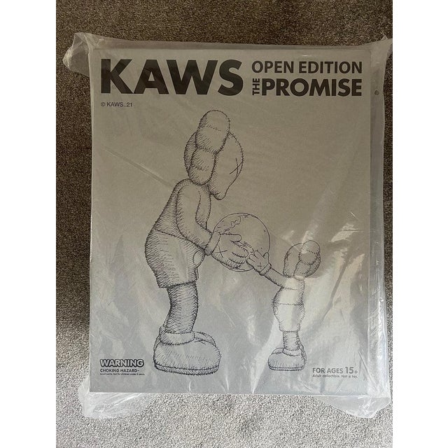 The Promise (Black) By KAWS 2022 Painted vinyl sculpture From the Companion Series 34 x 16 x 24 cm (13.39 x 6.30 x 9.45...
