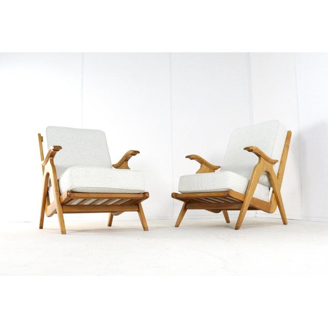 Wood Nederweert Armchair in Oak For Sale - Image 7 of 16