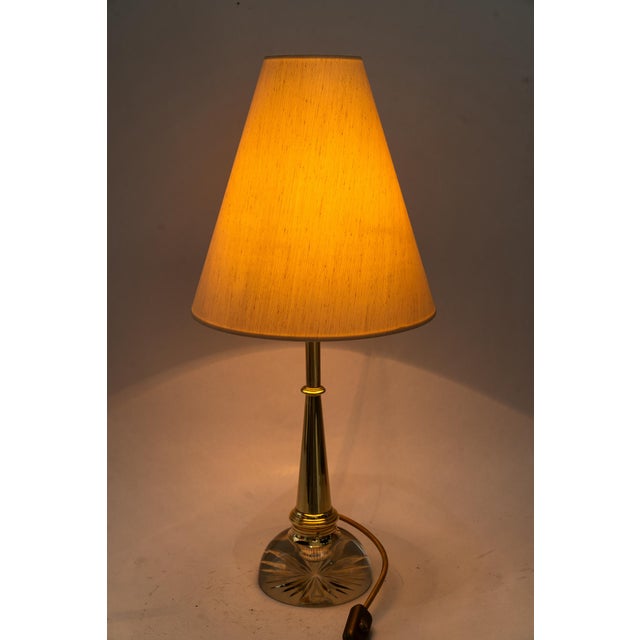 Polished and stove enameled The fabric shade is replaced ( new ) European Plug (up to 250V).The wiring of this item may be...