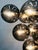 Brown 21st Century Italian Grappolo Polished Brass Smoky Bubbles Murano Glass Chandelier by Fabio LTD For Sale - Image 8 of 8
