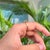 Art Deco High Quality Zambian Emerald Halo Diamond Ring Size 5 in 14k Gold For Sale - Image 12 of 17