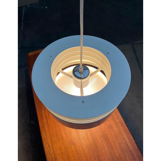 Silver Mid-Century Danish Space Age Hydra 2 Pendant Lamp by Jo Hammerborg for Fog & Mørup, 1960s For Sale - Image 8 of 18