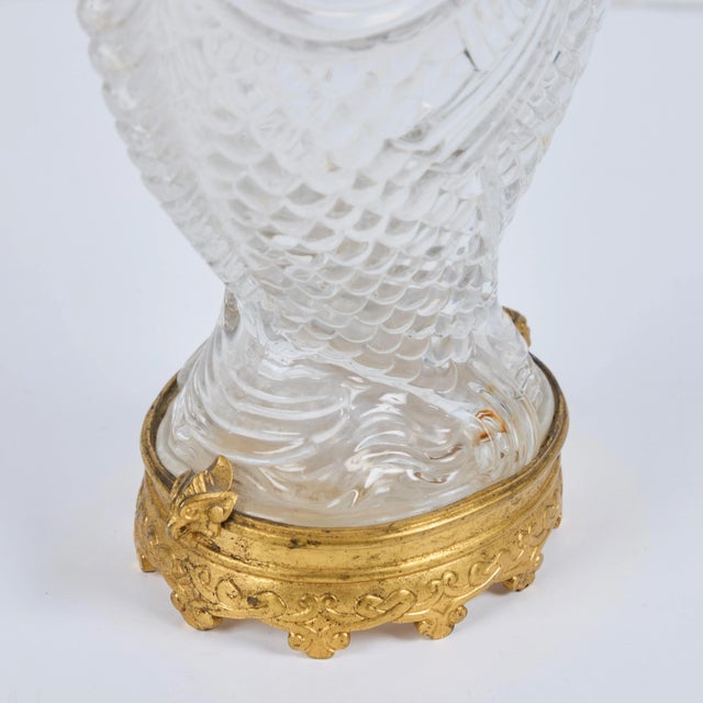 Metal Antique Baccarat "Double Carp" Vase For Sale - Image 7 of 8
