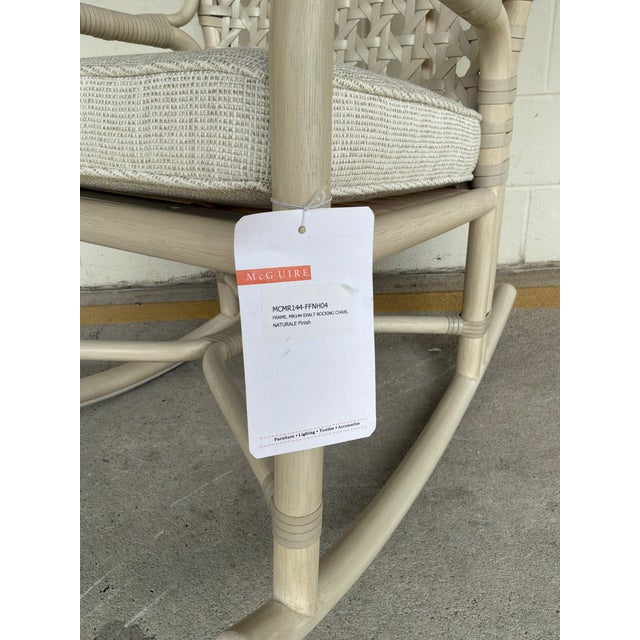 Beige McGuire Exalt Rocking Chairs - Pair. For Sale - Image 8 of 12