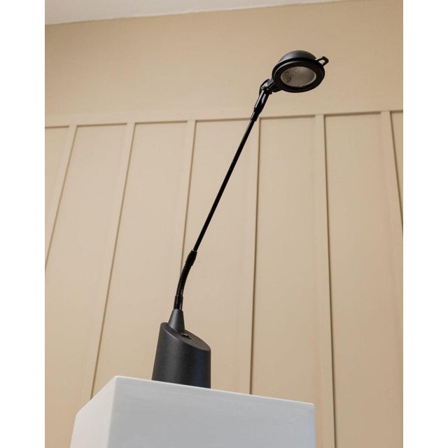 Postmodern Black Model 3014 Table Lamp from TPB, Italy, 1980s For Sale - Image 5 of 11