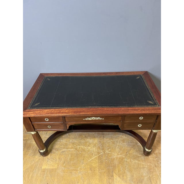 1950s Empire Style Flat Center Desk, 1950s For Sale - Image 5 of 13