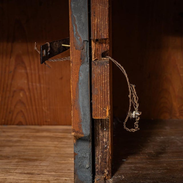 Light Blue Painted Provincial Wardrobe, 18th Century For Sale - Image 6 of 13