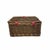 Vintage Picnic Basket Storage Box With Tab Lock For Sale - Image 4 of 8