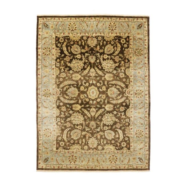 Brown Late 20th Century Vintage Earth-Tone Oushak Rug - 08'10 X 12'02 For Sale - Image 8 of 8