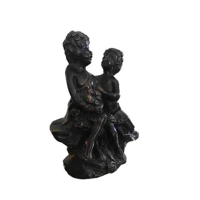 Metal 1970s Greek Revival Bronze Statuary For Sale - Image 7 of 7