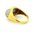 Vintage Tiffany & Co. Paloma Picasso 18k Gold Platinum Diamond Bypass Ring, Size 7.75 For Sale In Miami - Image 6 of 14