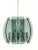 Glass Mid-Century Glass Pendant in the style Fontana Arte, Italy, 1960s For Sale - Image 7 of 11
