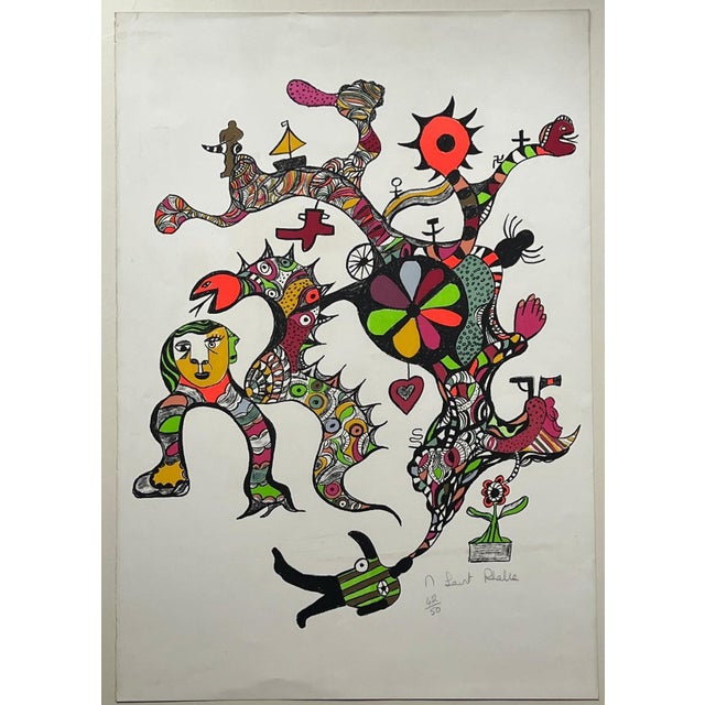 Lithograph, 1970 Handsigned by the artist in pencil and numbered 42/50 Publisher : Galerie Alexandre Iolas Printer : Clot,...